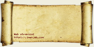 Isidor Starčević vizit kartica